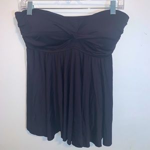 Gap L Black Halter Swim Top